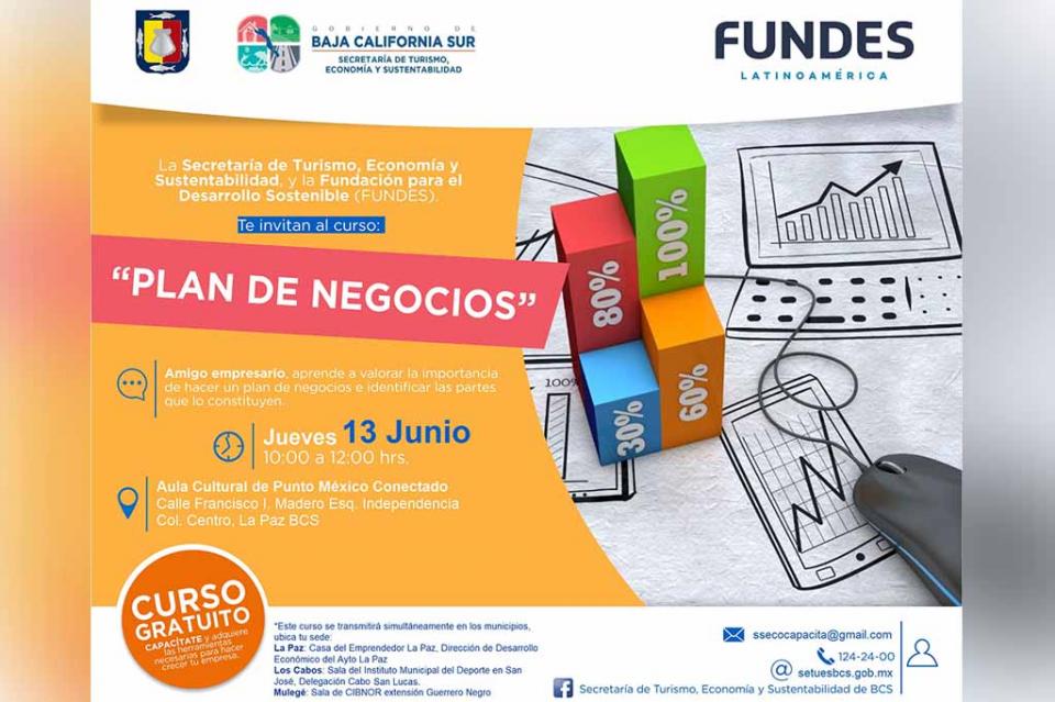 Invita SETUES a curso “Plan de Negocios” Invita SETUES a curso “Plan de Negocios”