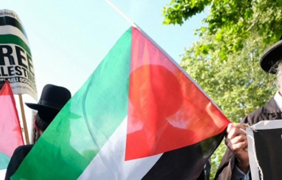 Palestinos salen a las calles en repudio a plan de apoyo estadunidense Palestinos salen a las calles en repudio a plan de apoyo estadunidense