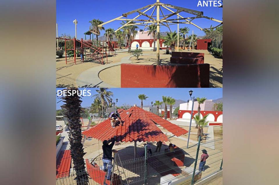Familias de la colonia Buenos Aires disfrutan de su parque rehabilitado Familias de la colonia Buenos Aires disfrutan de su parque rehabilitado