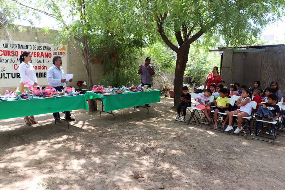 Gobierno Municipal realiza Primer Curso Infantil con material reutilizable en CSL Gobierno Municipal realiza Primer Curso Infantil con material reutilizable en CSL