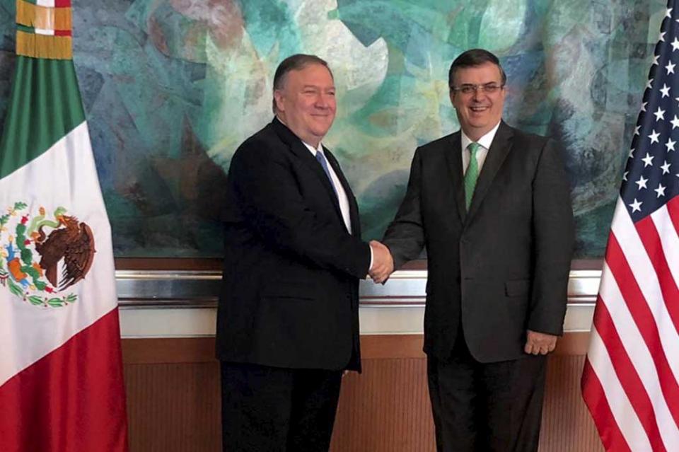 Pompeo resalta avances de México en materia migratoria Pompeo resalta avances de México en materia migratoria
