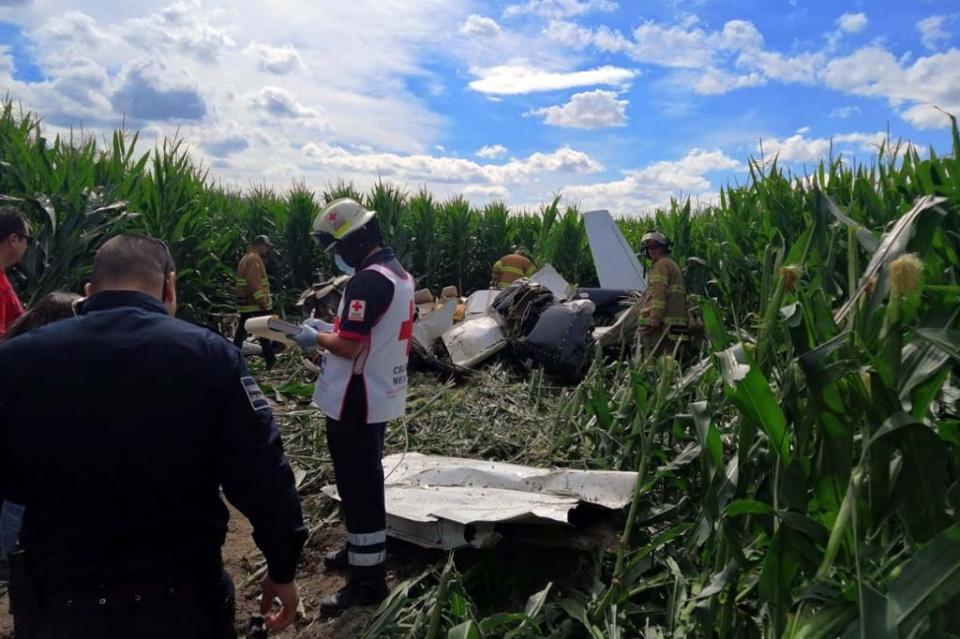 Mueren 4 en desplome de avioneta en Chihuahua Mueren 4 en desplome de avioneta en Chihuahua