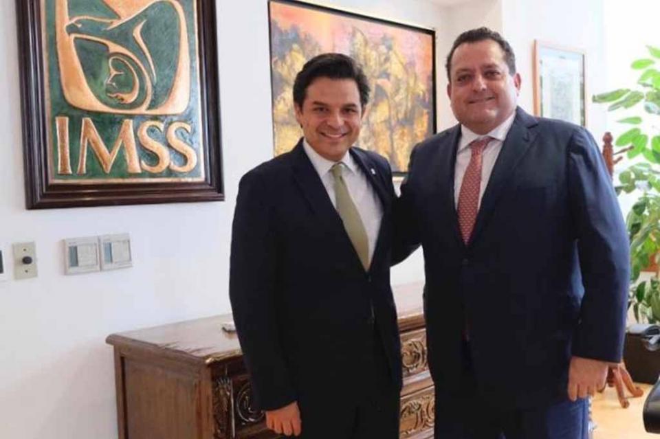 Se reúne gobernador con director general del IMSS Se reúne gobernador con director general del IMSS