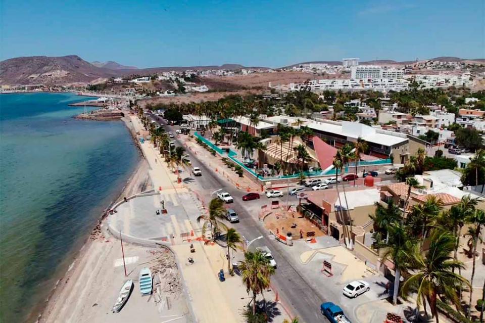 Malecón de La Paz presenta un avance del 68 por ciento Malecón de La Paz presenta un avance del 68 por ciento