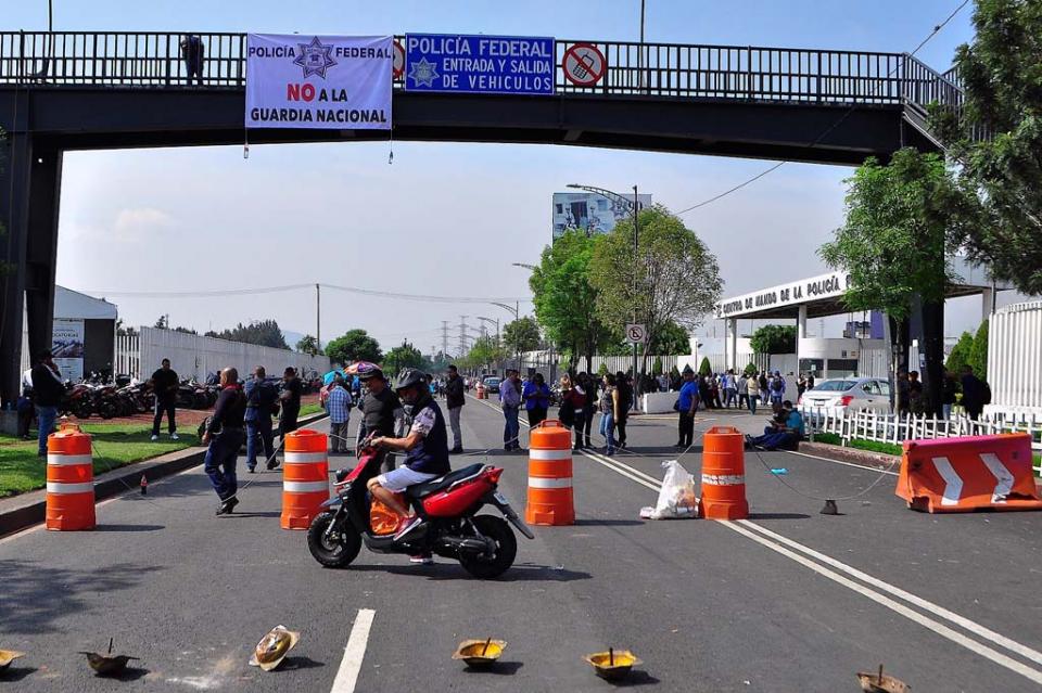 Que se respeten derechos laborales, insisten policías federales Que se respeten derechos laborales, insisten policías federales