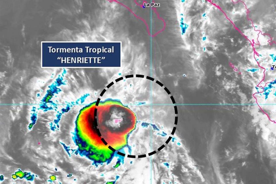 Se forma la Tormenta Tropical “Henriette” a 390 km al sur-suroeste de Cabo San Lucas, sin afectar al país Se forma la Tormenta Tropical “Henriette” a 390 km al sur-suroeste de Cabo San Lucas, sin afectar al país