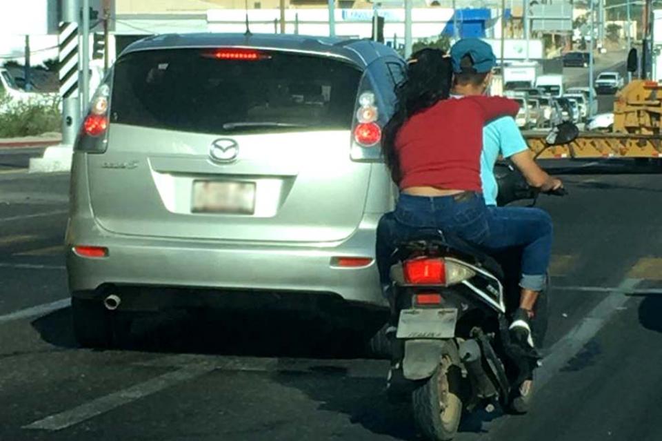 Recurrente ver motociclistas sin casco por calles de Los Cabos Recurrente ver motociclistas sin casco por calles de Los Cabos