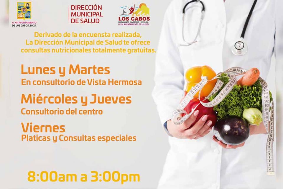 Ofrece Gobierno Municipal Consultas Nutricionales Gratuitas Ofrece Gobierno Municipal Consultas Nutricionales Gratuitas