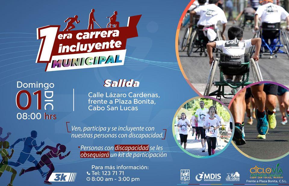 carreraincluyente2 Gobierno Municipal te invita a participar en la Primera Carrera Incluyente