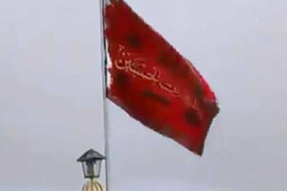 Irán anuncia la guerra con simbólica bandera Irán anuncia la guerra con simbólica bandera