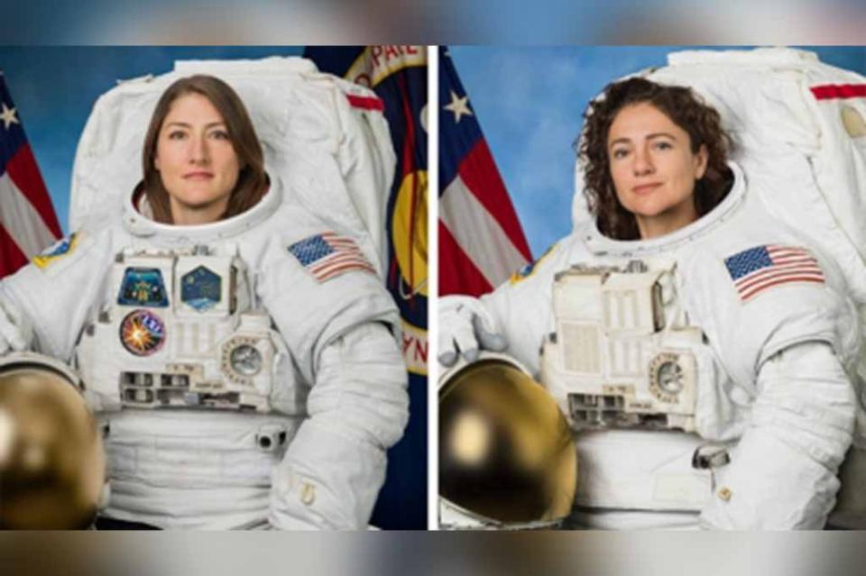 Astronautas Koch y Meir realizan caminata espacial Astronautas Koch y Meir realizan caminata espacial
