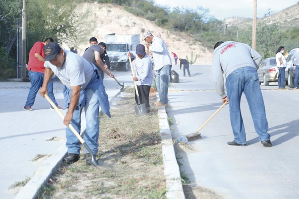 Realizan jornada de limpieza en colonia El Chamizal Realizan jornada de limpieza en colonia El Chamizal