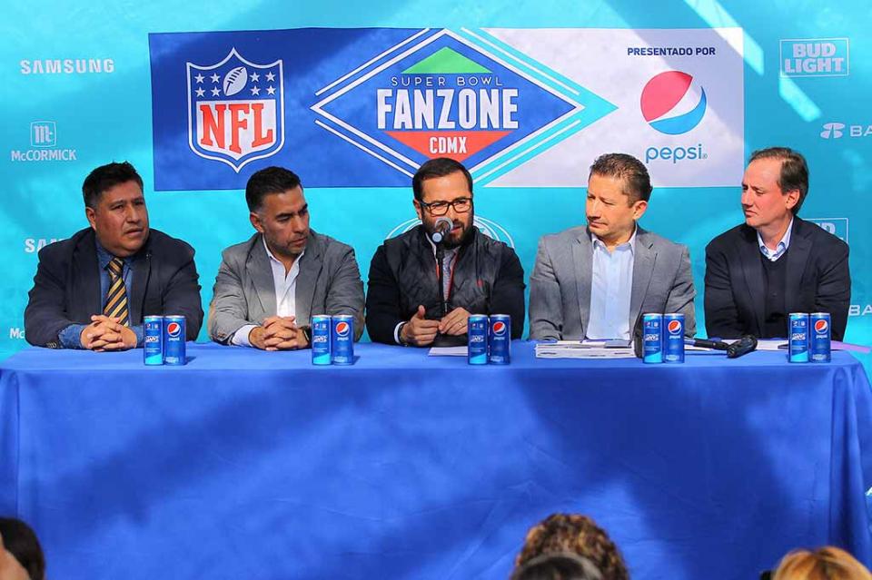 Presentan Super Bowl Fanzone, una experiencia única en México Presentan Super Bowl Fanzone, una experiencia única en México