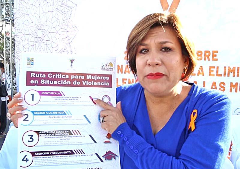 No más violencia en Los Cabos contra las mujeres: Lorena Cortés Torralbo No más violencia en Los Cabos contra las mujeres: Lorena Cortés Torralbo