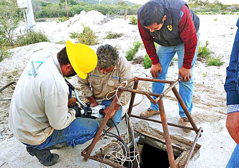 Realizan mantenimiento del pozo Zacatal II Realizan mantenimiento del pozo Zacatal II