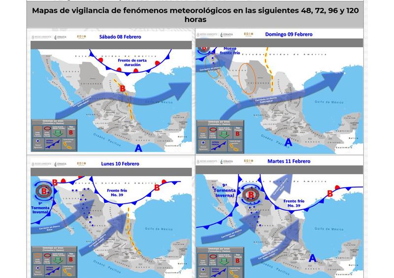 clima No da tregua inestabilidad climatica, persistirán bajas temperaturas