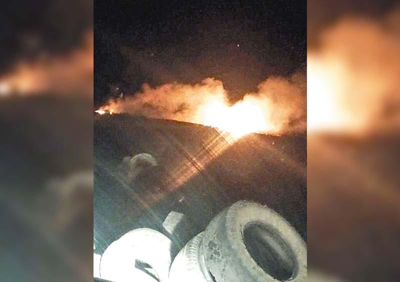 incendio de basurero Afecta a vecinos de Buenavista incendio de basurero
