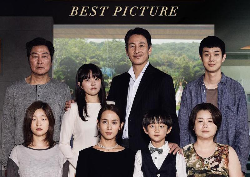 para Parásitos gana como Mejor Película en los Oscar 2020