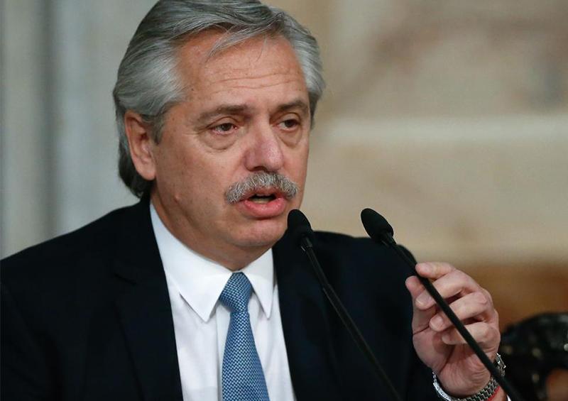 Alberto Fernández Argentina determinará medidas de aislamiento más estrictas