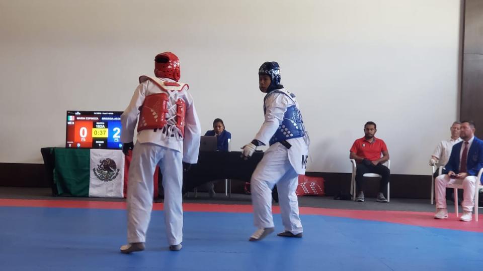 Briseida venció a María de Los Ángeles Sin público inició este martes Preolímpico Continental de Taekwondo
