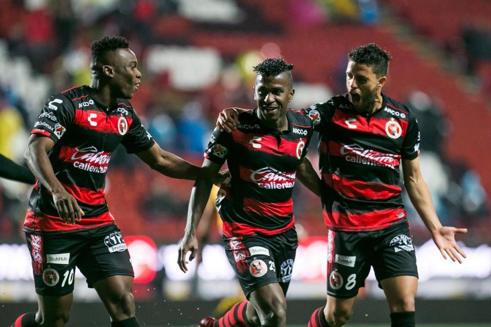 Bryan Angulo anotó tres goles a Toluca Xolos se imponen en casa y golea 3-0 a Toluca