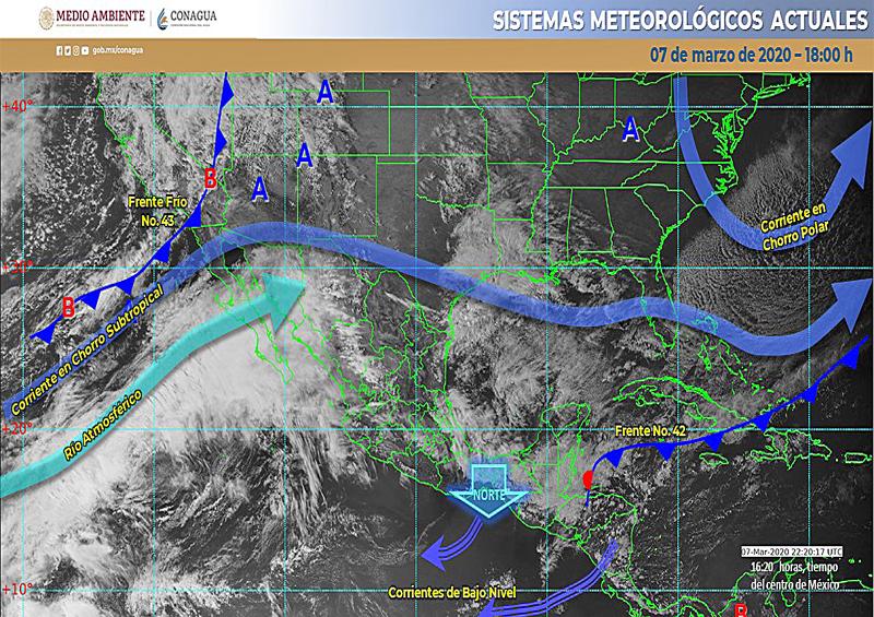Reportan bajas temperaturas, rachas de viento y densa bruma en Sur de la entidad Reportan bajas temperaturas, rachas de viento y densa bruma en Sur de la entidad