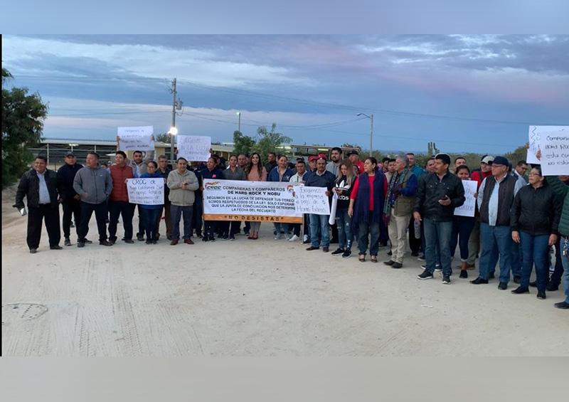 croc Realiza CROC manifestación a las afueras de conocido hotel de El Diamante (Hard Rock)