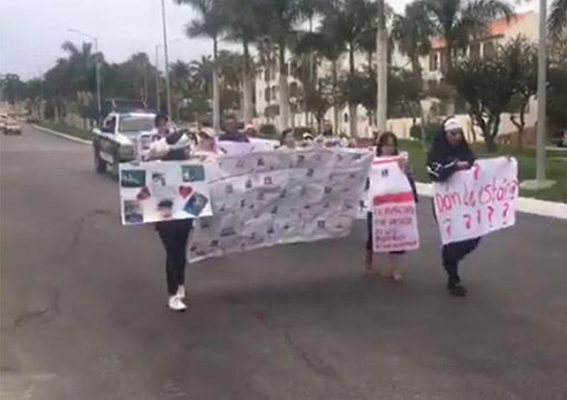 desaparecidos "¿Dónde están?" preguntan familiares de desaparecidos durante marcha de este domingo en SJC
