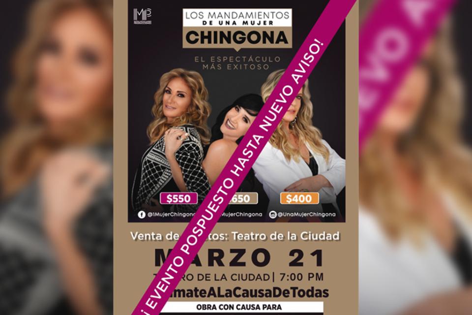 Para evitar cualquier riesgo pospone ISMujeres obra de teatro Para evitar cualquier riesgo pospone ISMujeres obra de teatro