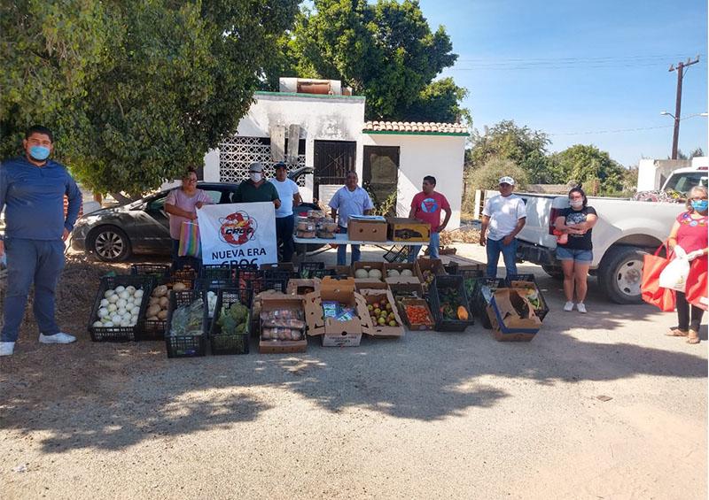 Croc 2 Se solidariza la CROC con sus agremiados que perdieron su trabajo; les entrega frutas y verduras