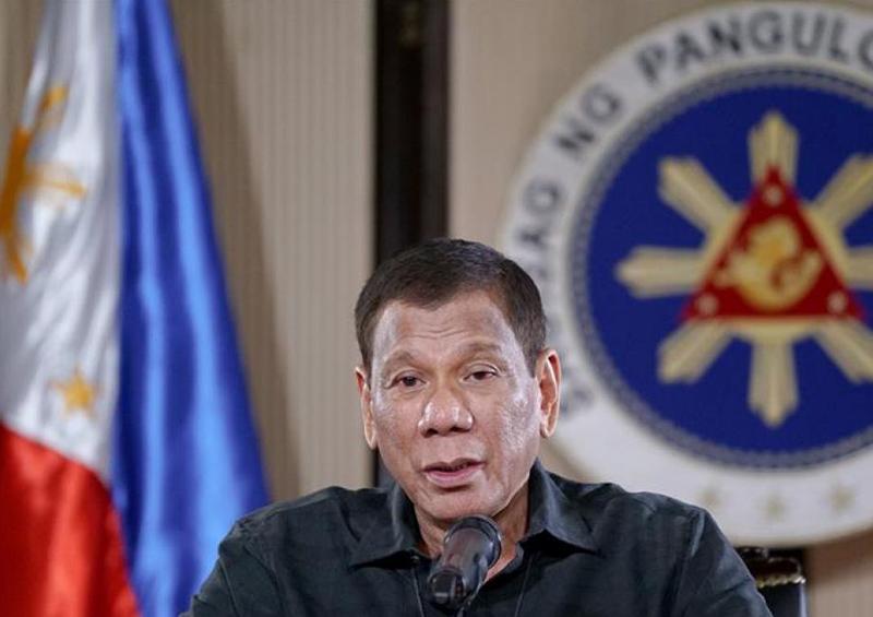 Rodrigo Duterte Presidente filipino ordena matar a los que violen la cuarentena