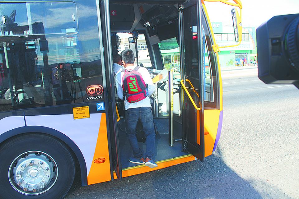 Seguridad Pública realiza supervisión en el transporte público Seguridad Pública realiza supervisión en el transporte público