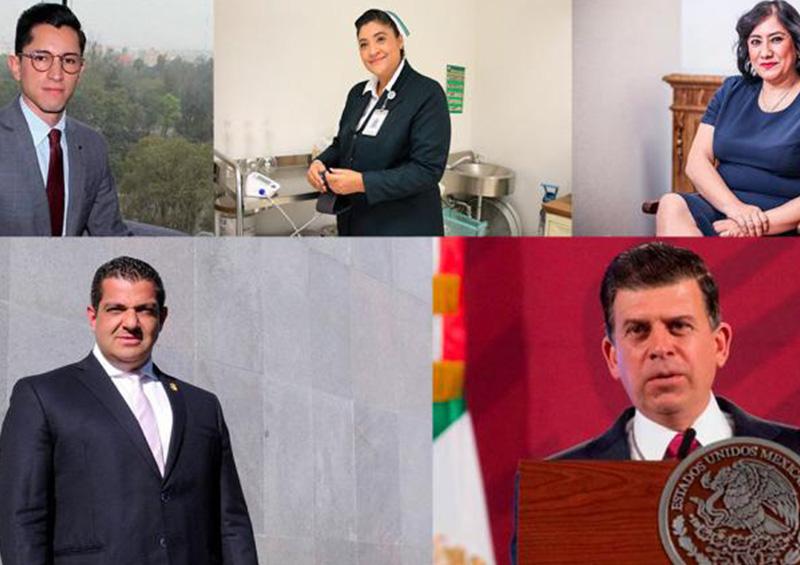 fxcbfb 6 altos funcionarios federales, infectados por Covid-19