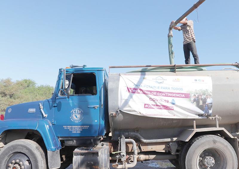 Benefician a más de 600 familias de CSL con suministro gratuito de agua potable Benefician a más de 600 familias de CSL con suministro gratuito de agua potable