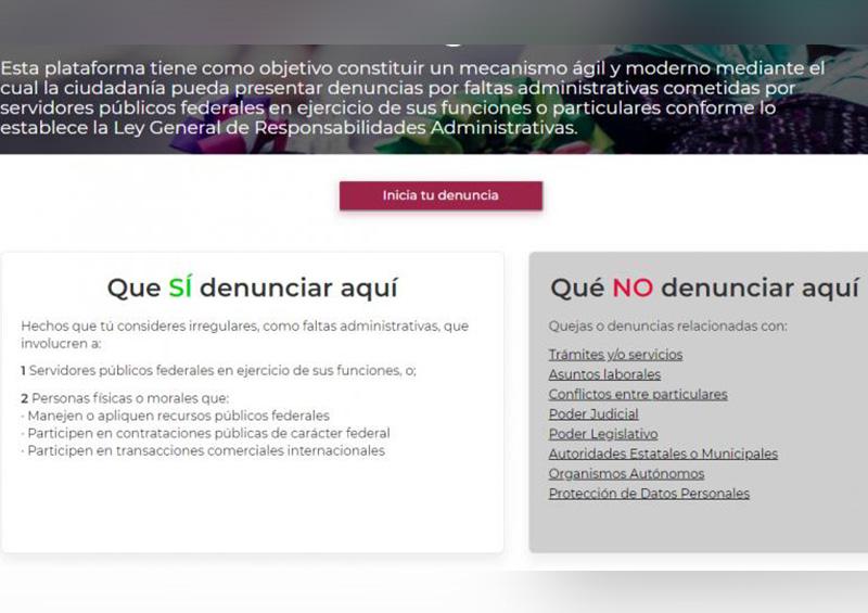 jj Invita SFP a conocer portal para denunciar la corrupción