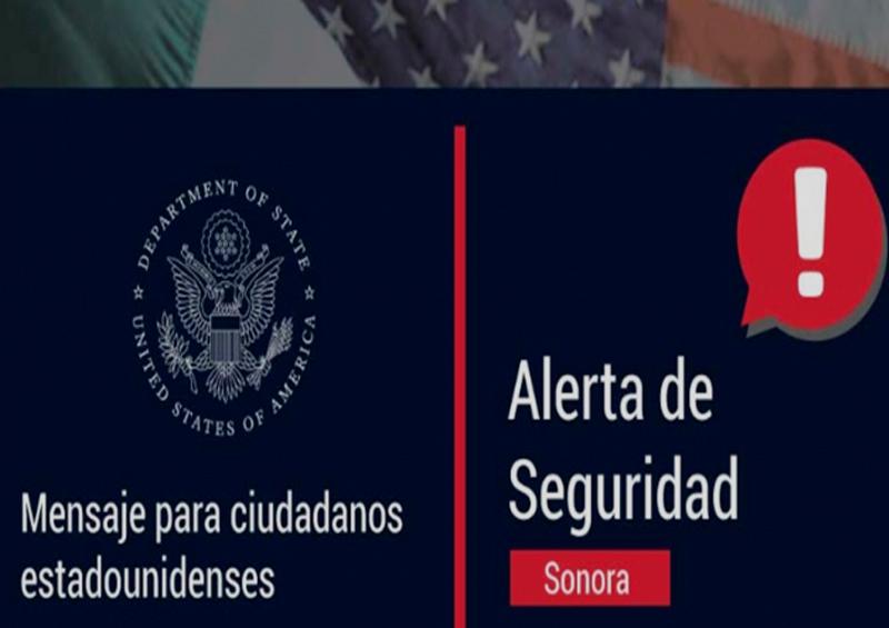 EEUU Prohíbe EU a sus funcionarios transitar por carretera de Sonora