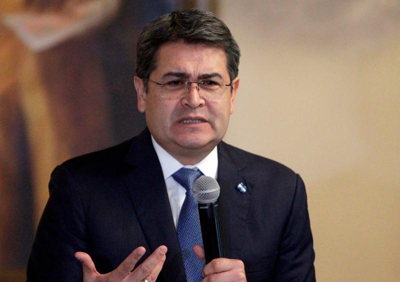 Juan Orlando Hernández, Confirmado: se hospitalizó al Presidente de Honduras por Covid