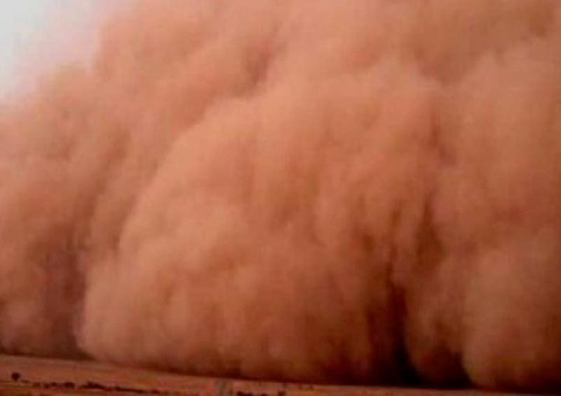 Viento Sahara Enorme nube de polvo procedente del Sahara cubre el Caribe