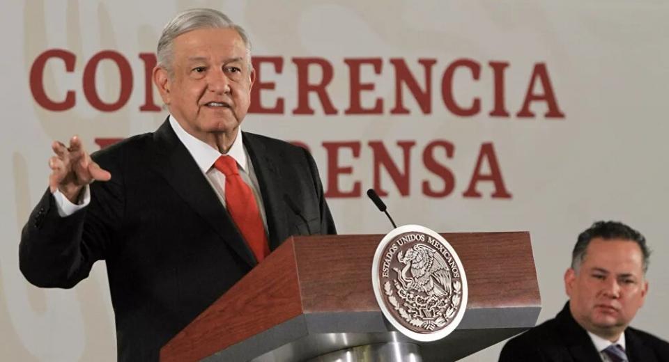 AMLO AMLO afirma que protestas en sus giras tienen fines electorales