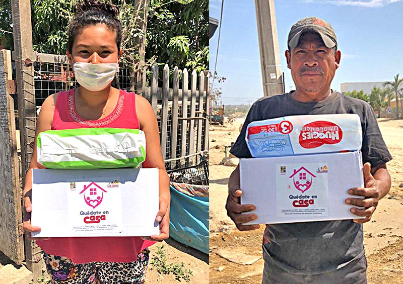 Continúa la entrega de despensas casa por casa a personas vulnerables Continúa la entrega de despensas casa por casa a personas vulnerables