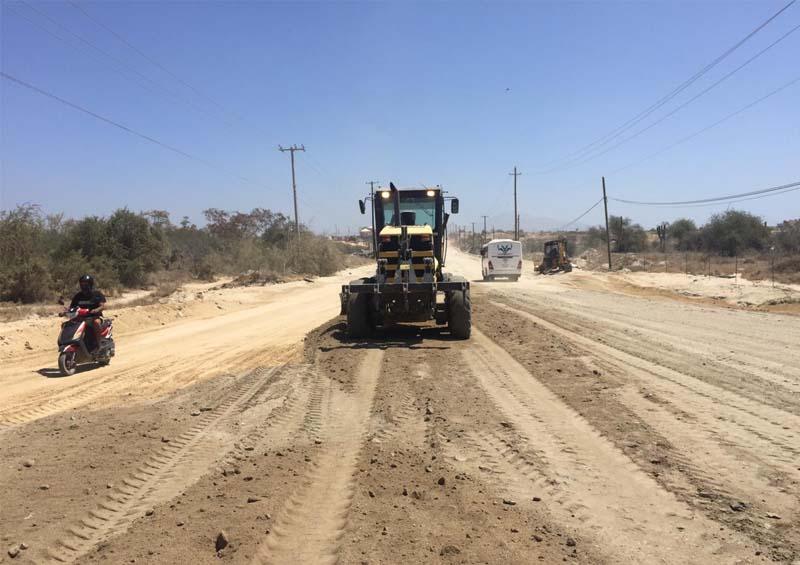 Continúa mantenimiento de la avenida Nicolás Tamaral en CSL Continúa mantenimiento de la avenida Nicolás Tamaral en CSL