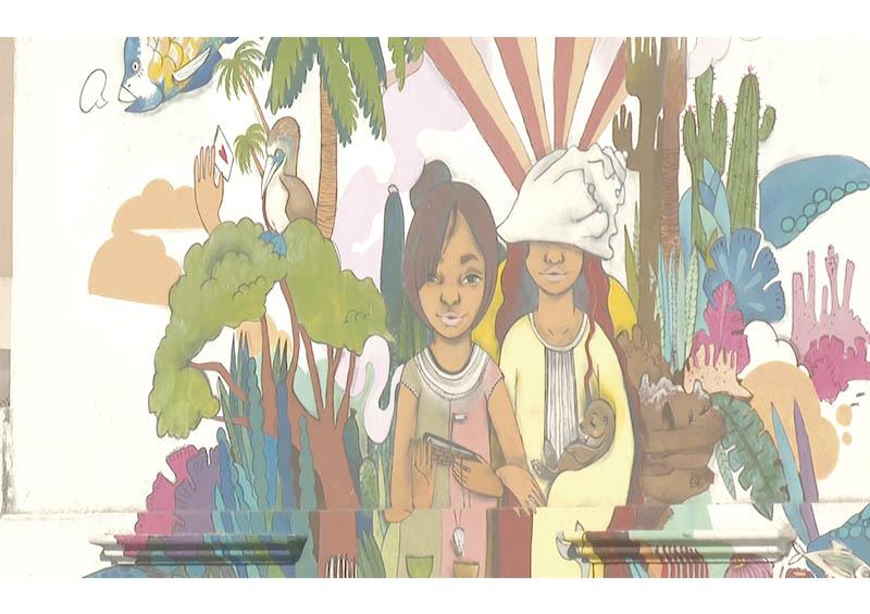 Programa “Ciudad Marina” a punto de llegar a los 50 murales en la ciudad de La Paz Programa “Ciudad Marina” a punto de llegar a 50 murales en La Paz