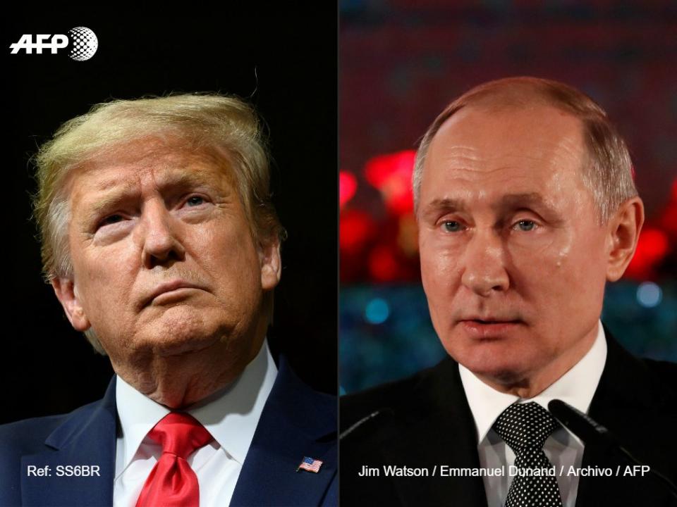 Trump y Putin Putin condena los disturbios en manifestaciones en EEUU