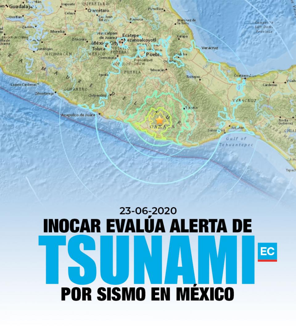 Alerta de Tsunami "Peligro inminente" de tsunami en costas de Ecuador