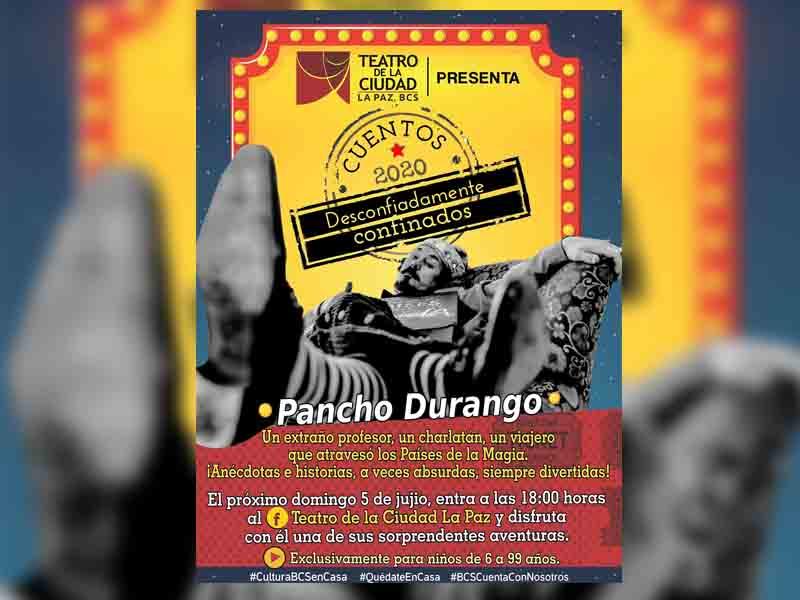 Presentará Teatro de la Ciudad espectáculo “Cuentos Desconfiadamente Confinados” Presentará Teatro de la Ciudad espectáculo “Cuentos Desconfiadamente Confinados”