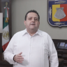Carlos Mendoza Davis alerta por aumento de contagios Gobernador de Baja California Sur dando un mensaje a través de redes sociales