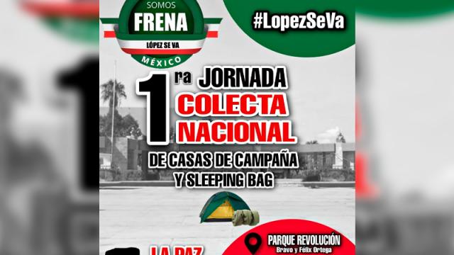Convoca Frena a toma permanente del zócalo a partir del 19 de septiembre en rechazo al gobierno de AMLO Frena a toma permanente del zócalo