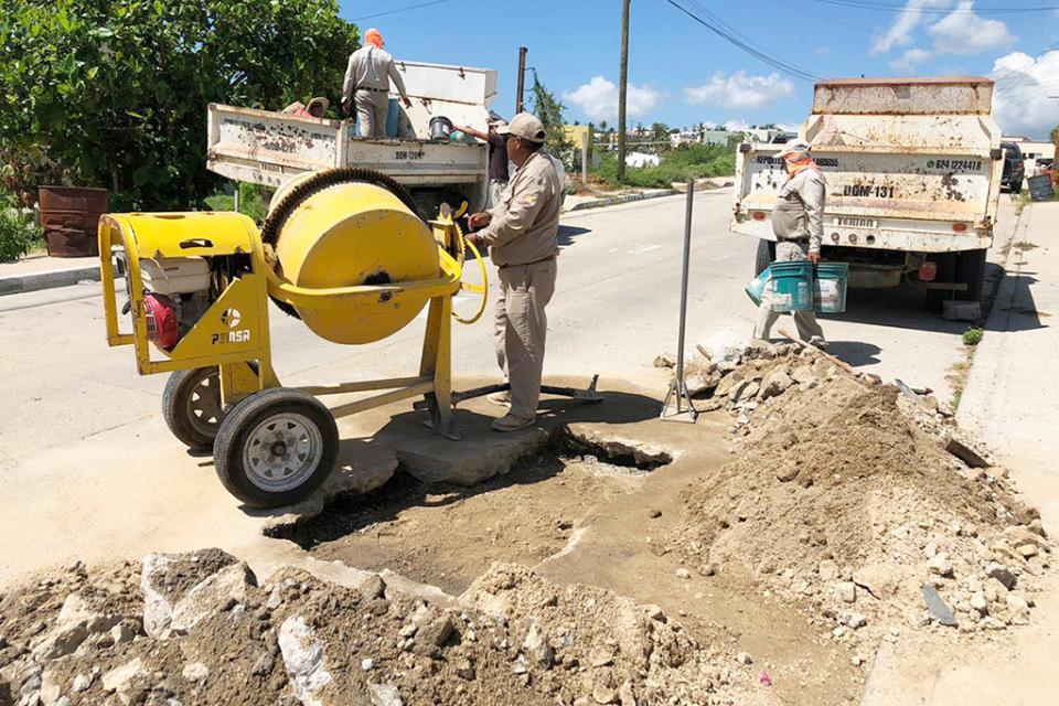 Apuran atención de baches pendientes Apuran atención de baches pendientes