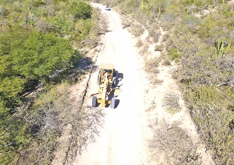 Rehabilitan más de 13 mil km de caminos en Los Cabos Rehabilitan más de 13 mil km de caminos en Los Cabos