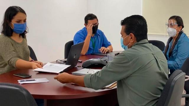 Representantes de la Secretaría del Trabajo e IMSS, visitaron CPS Fueron atendidos por la directora del medio.